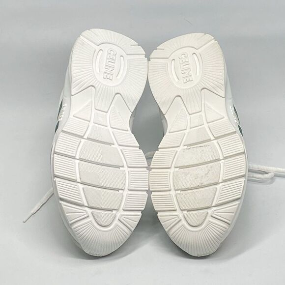 Celine CR-01 Suede-Trimmed Leather and Mesh Sneakers size 37 - Picture 14 of 15